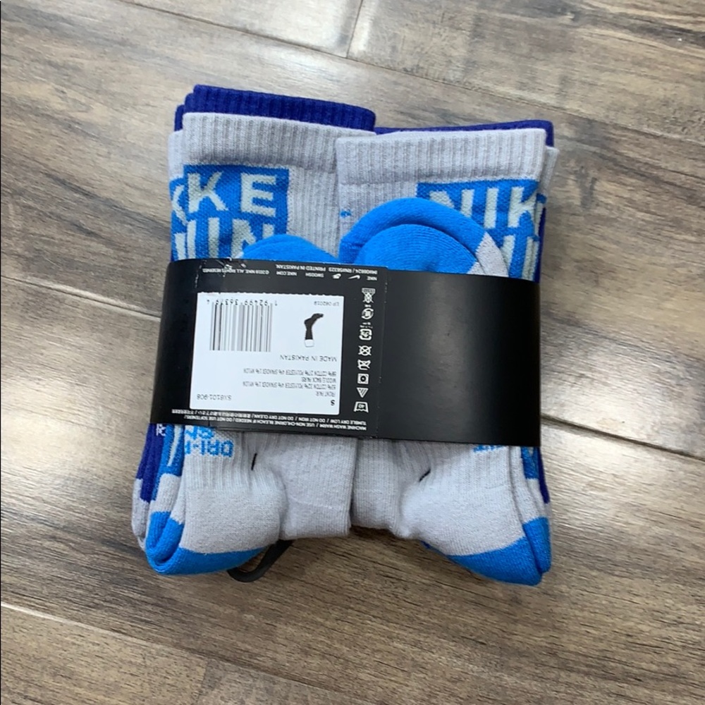NIKE EVERYDAY CUSHIONED CREW SOCKS YTH 3Y-5Y - Picture 5 of 16